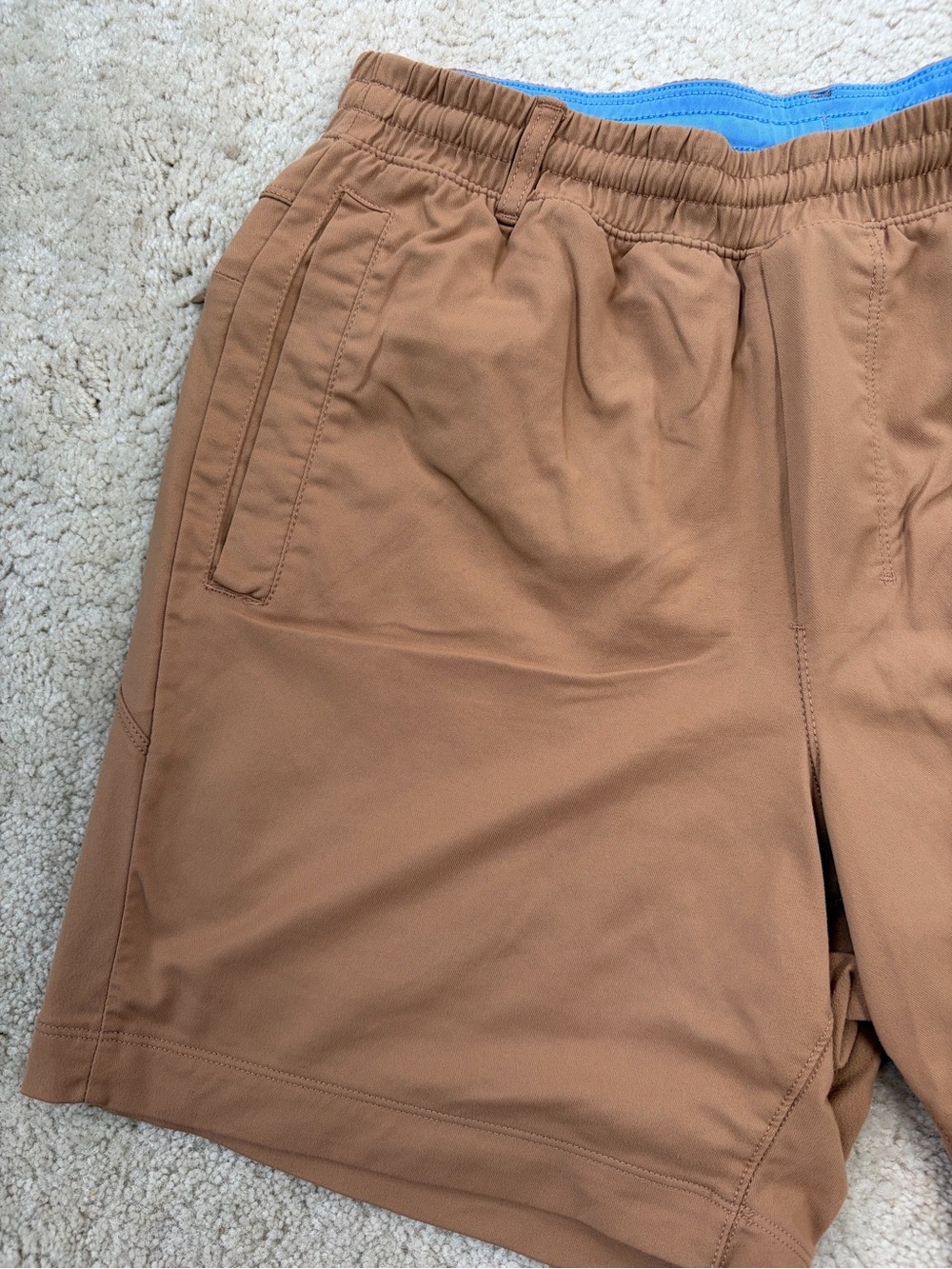 Birddogs Men's Size Medium Tan and Khaki Athletic Activewear Cargo Shorts Bundle - Picture 5 of 10